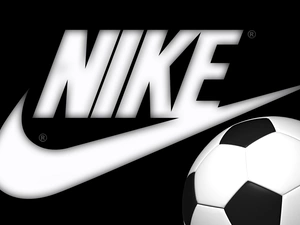 Nike, Ball, background, logo, Black