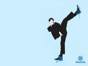 Triumvir, a man, Boots, Drawing