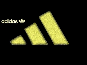 logo, Yellow, stripes, adidas