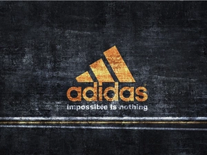 adidas, Yellow, logo