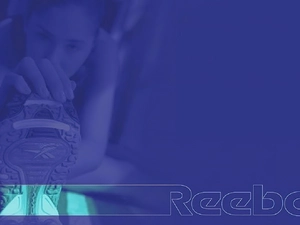 Blue, Reebok, girl, background
