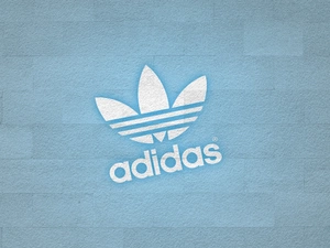 adidas, Light blue, background