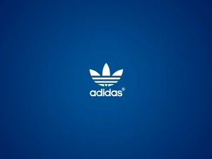 logo, Blue, background, adidas