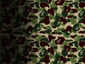 Monkey, Bathing Ape, military uniform