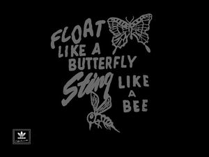 butterfly, adidas, bee