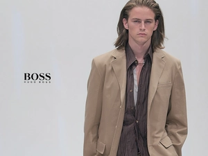 Hugo Boss, shirt, Coat, a man