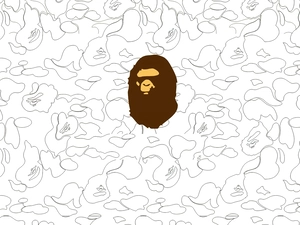 Monkey, Bathing Ape, Head