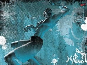 Red, Nike, basketball, logo