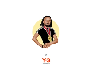 adidas, medals, Sport, a man