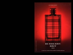 Burberry, perfume, bowl, Red