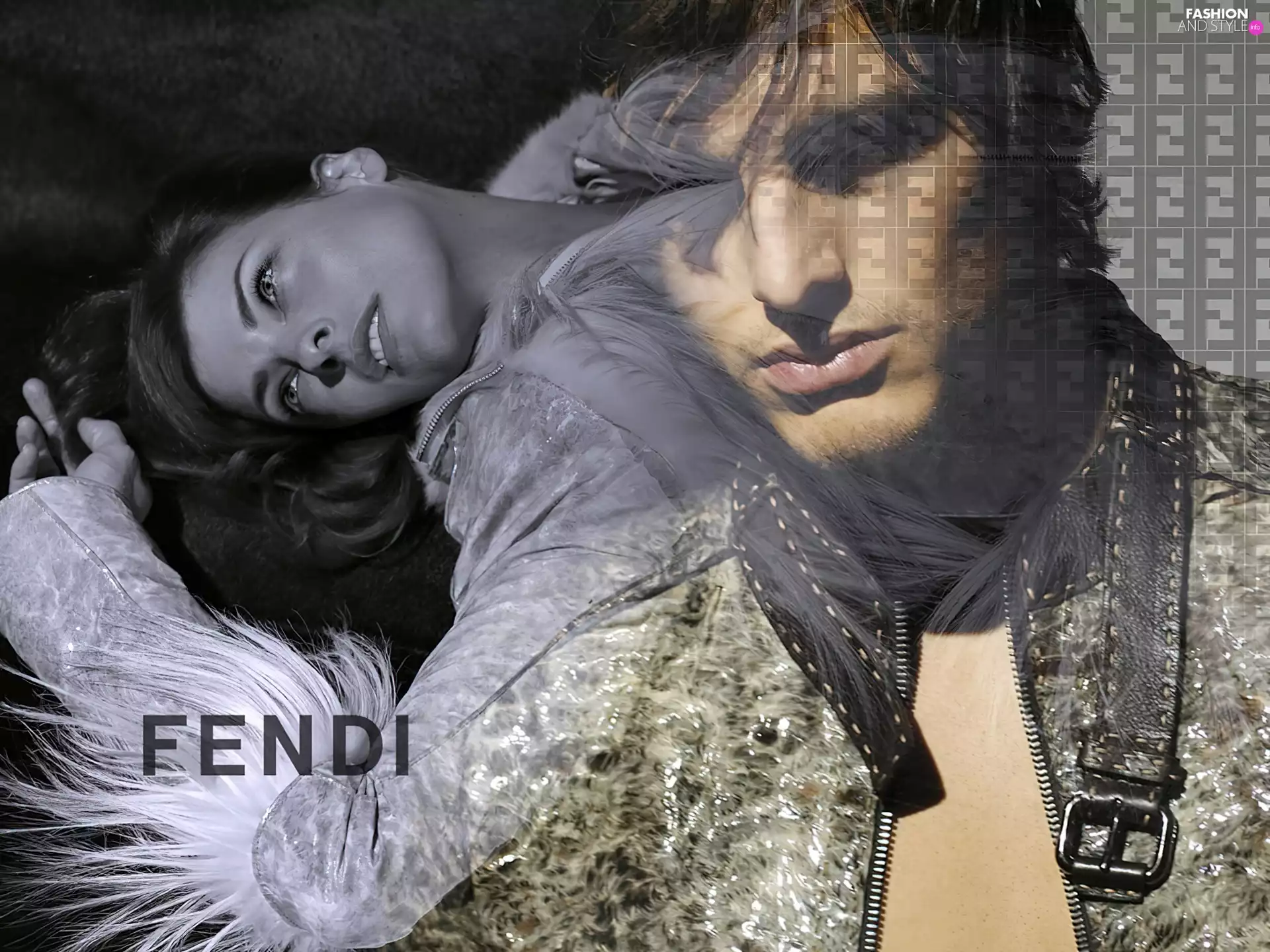 Jacked, face, Women, a man, Fendi