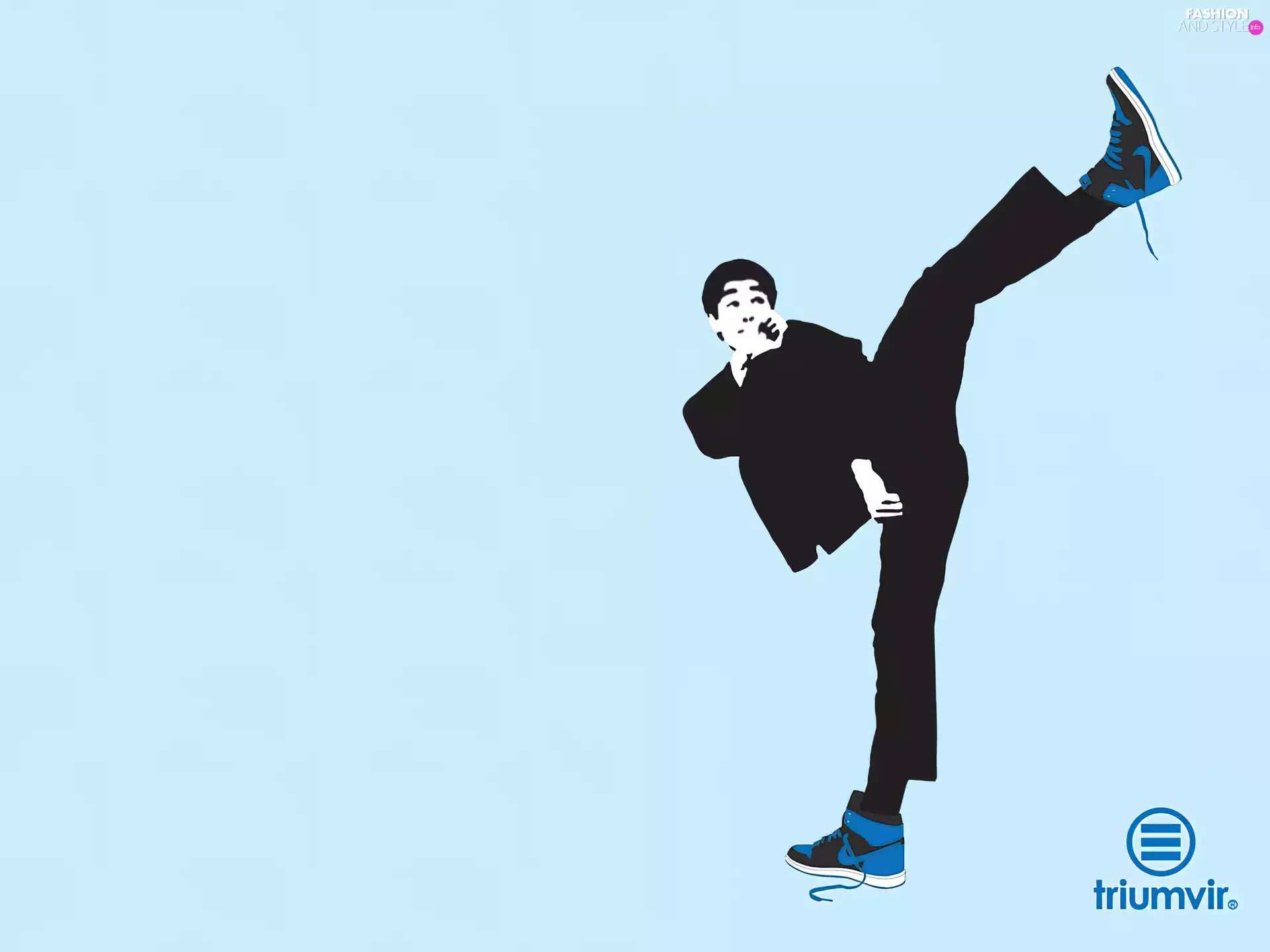 Triumvir, a man, Boots, Drawing