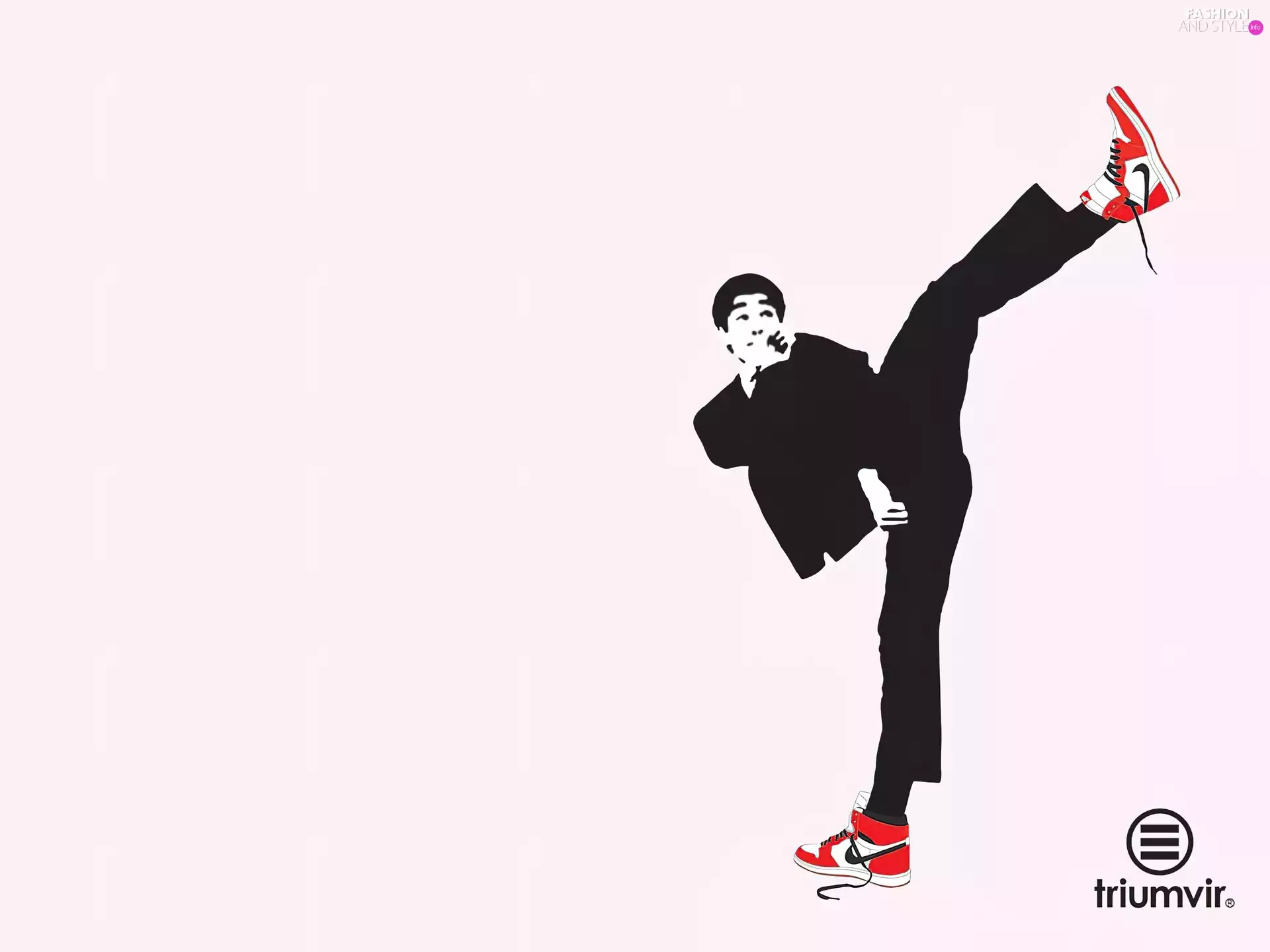 Triumvir, a man, Boots, Drawing