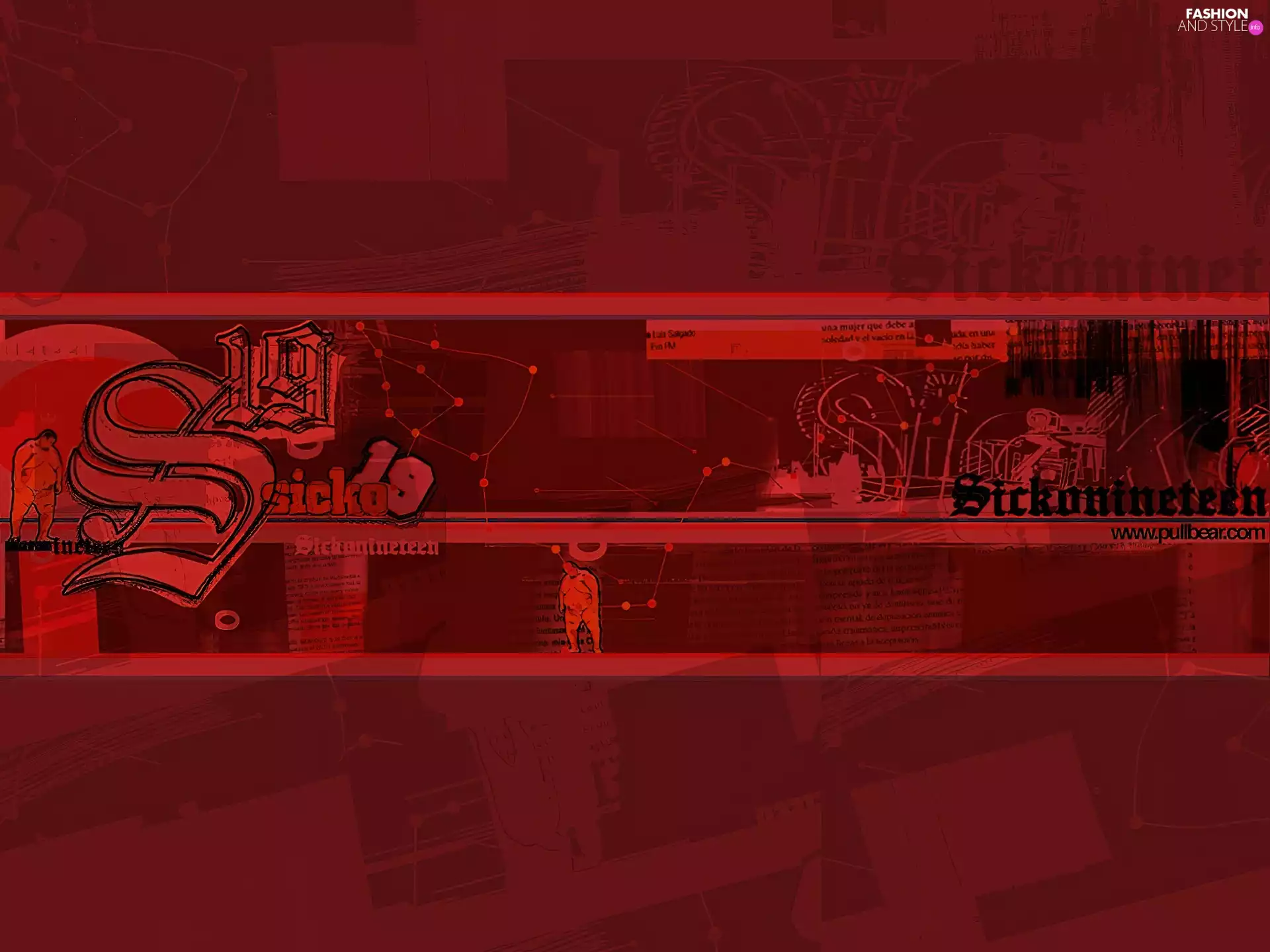 red hot, Pull And Bear, graphics