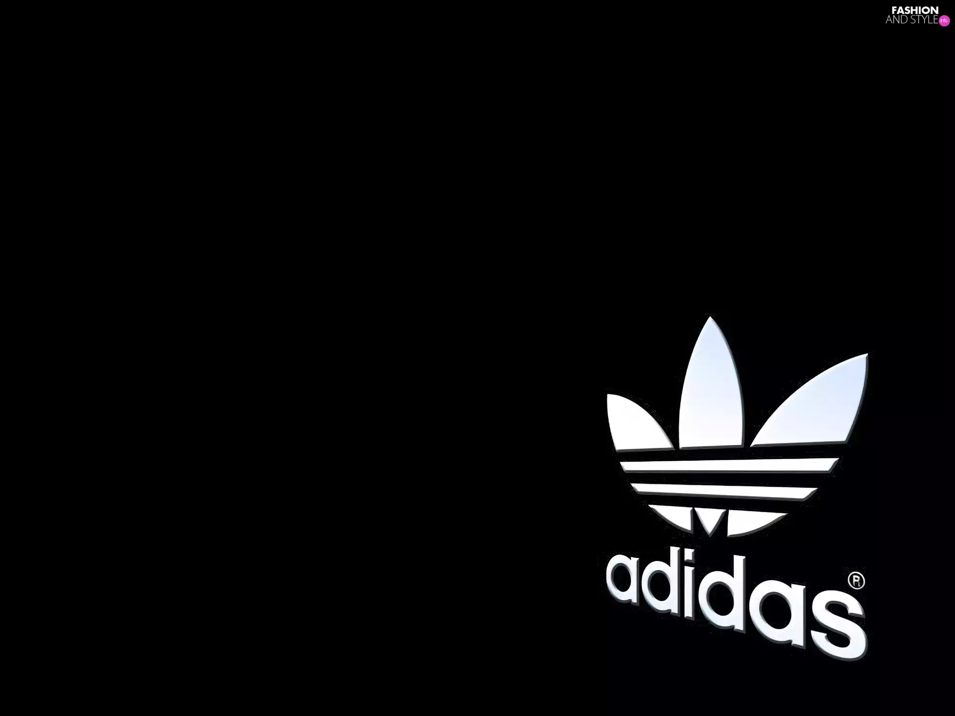 Black, background, logo, adidas, White