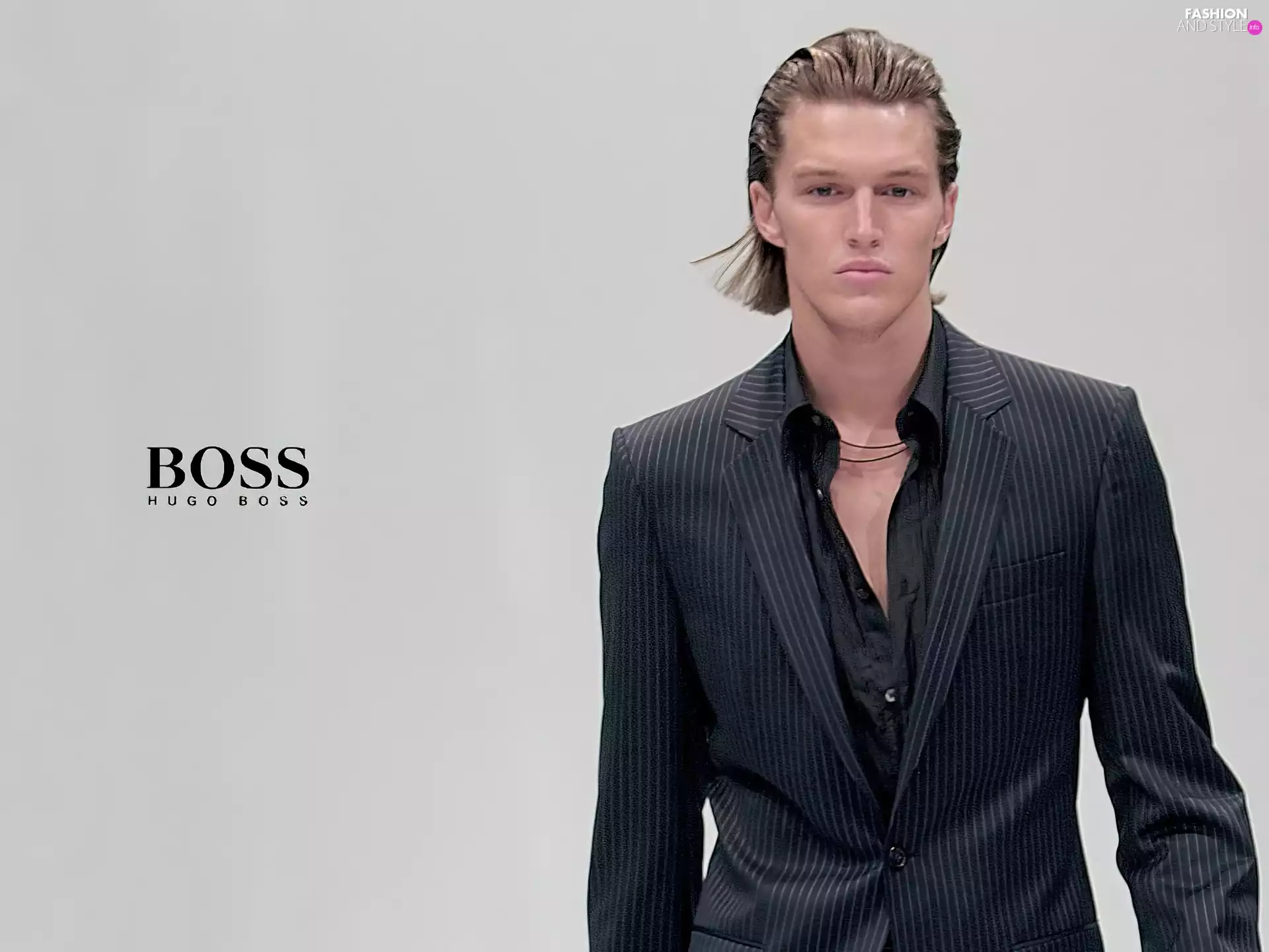 Hugo Boss, shirt, Coat, a man