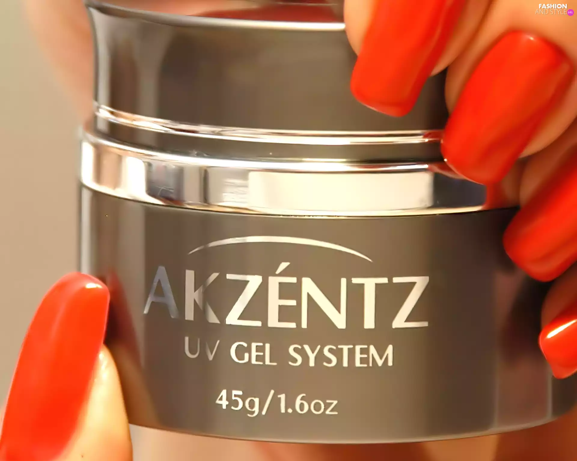 Akzentz, Red, Nails, cream