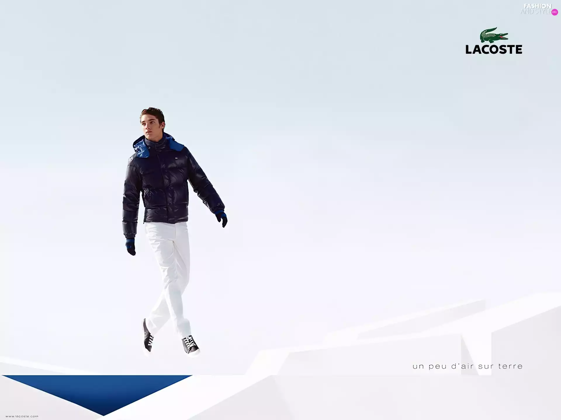 Lacoste, Down, Jacked, a man