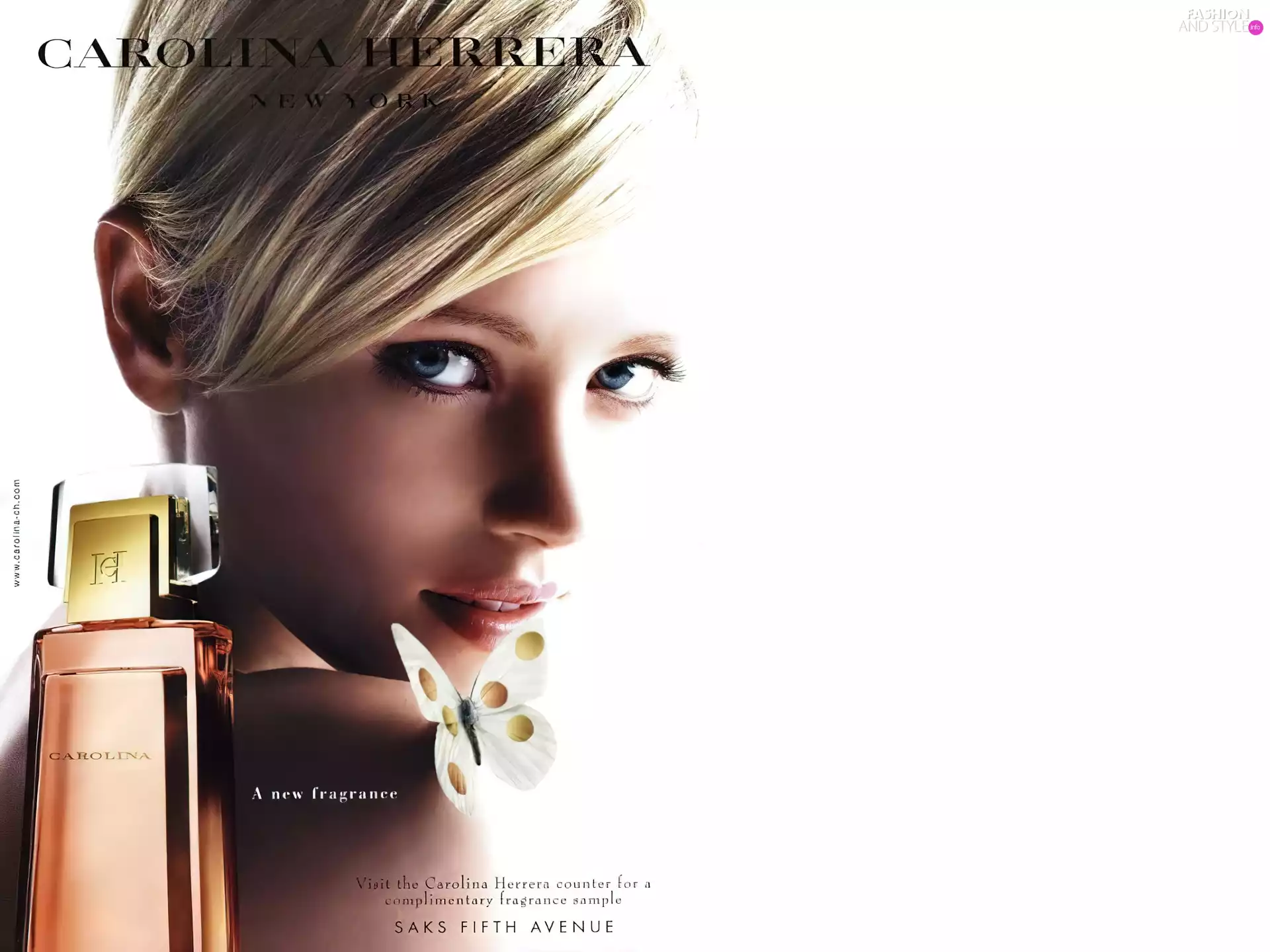 perfume, bowl, Women, face, Carolina Herrera