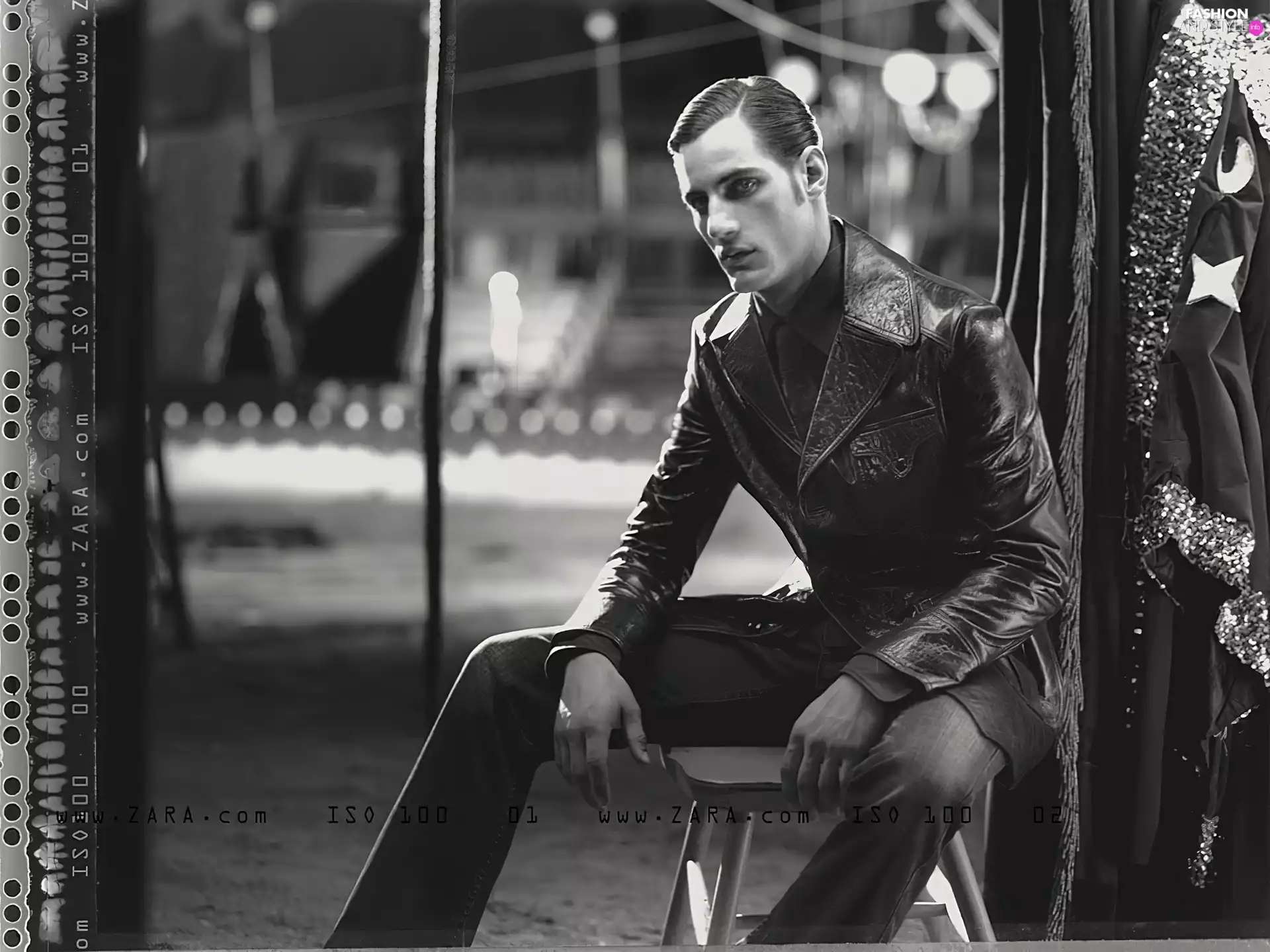 Zara, Jacked, Leather, a man