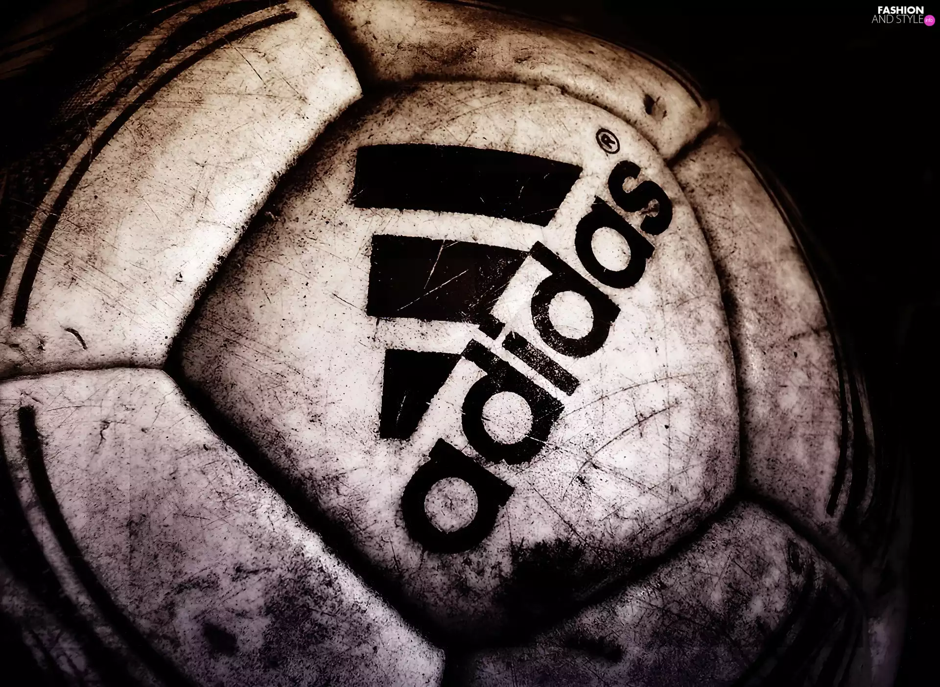 Black, adidas, Ball, logo