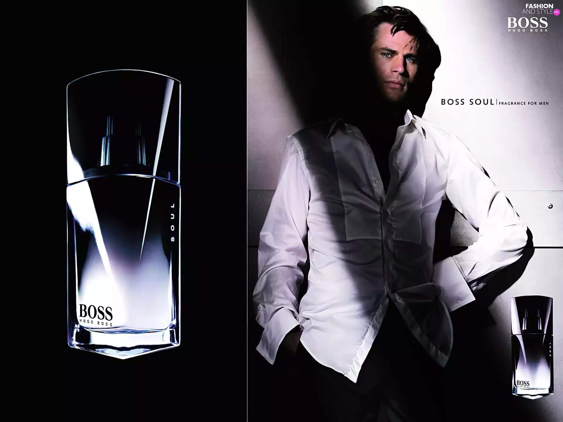 bowl, perfume, a man, shirt, Hugo Boss
