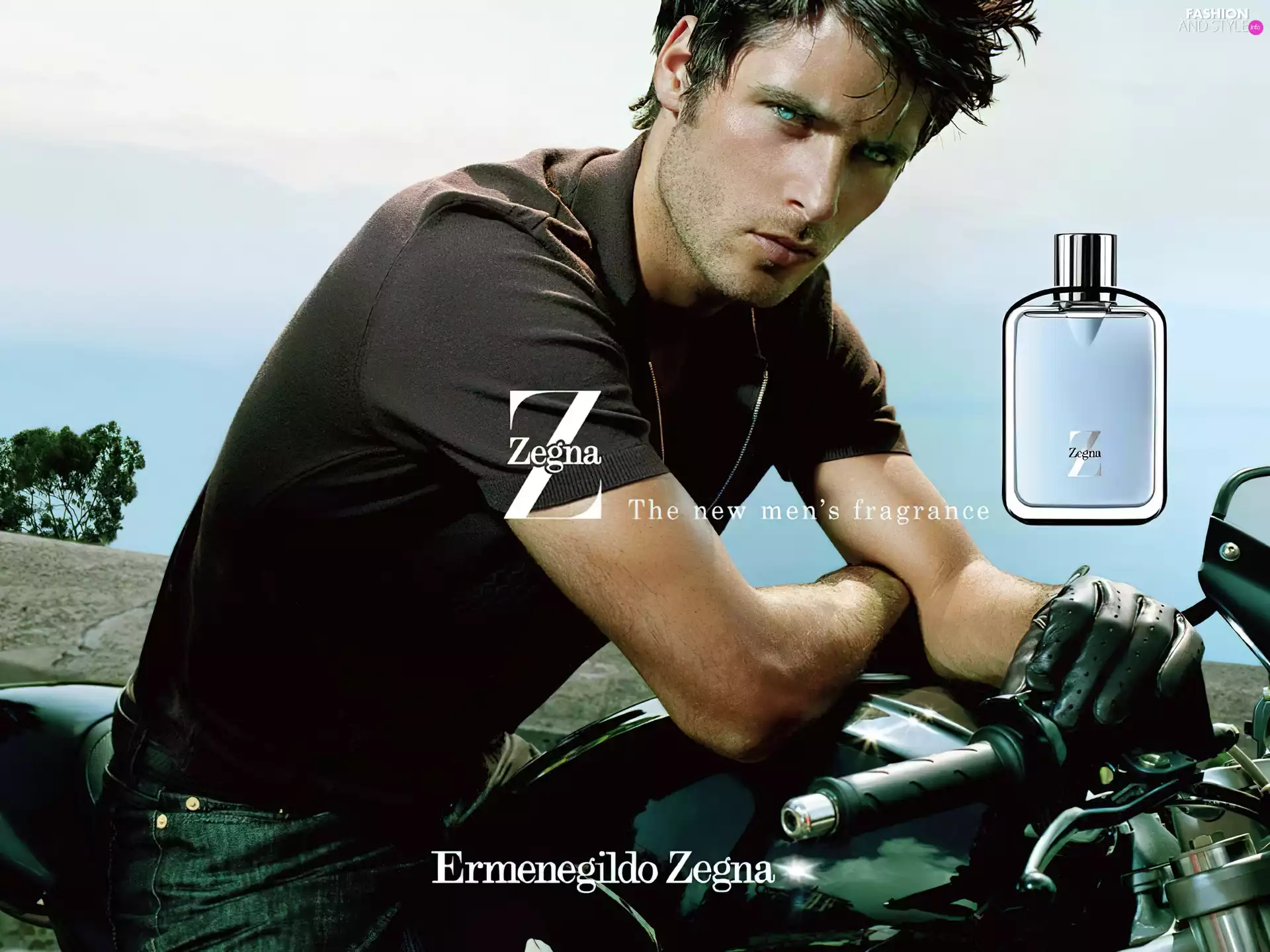 bowl, perfume, a man, Motorbike, Ermenegildo Zegna