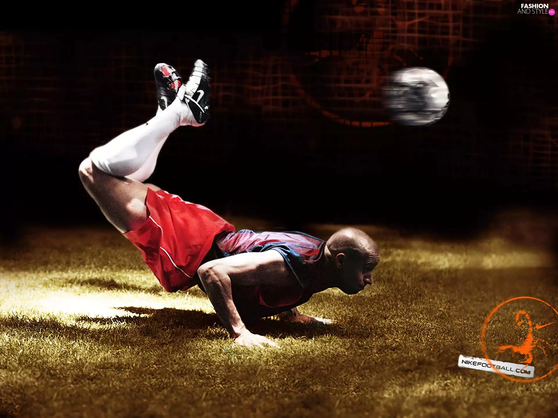 Ball, football, a man, Sport, Nike