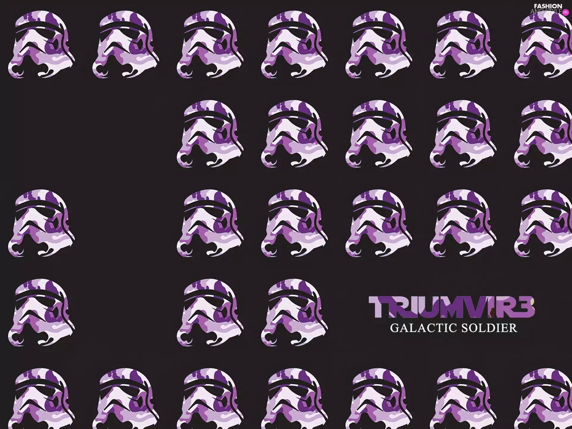 Triumvir, military uniform, purple, balaclava