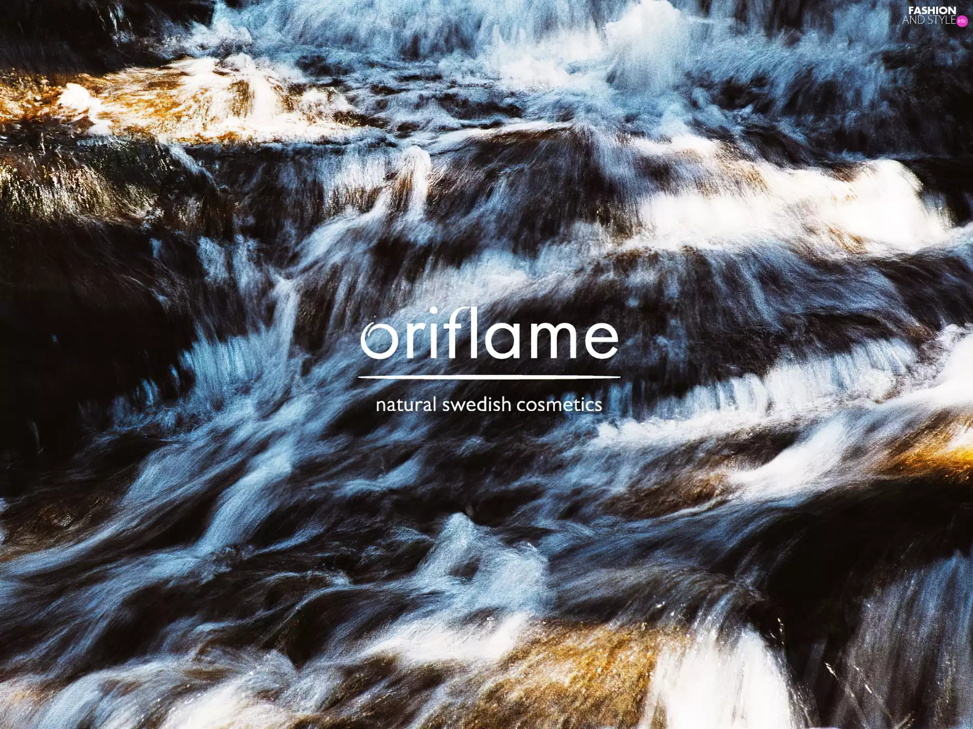 Oriflame, waterfall