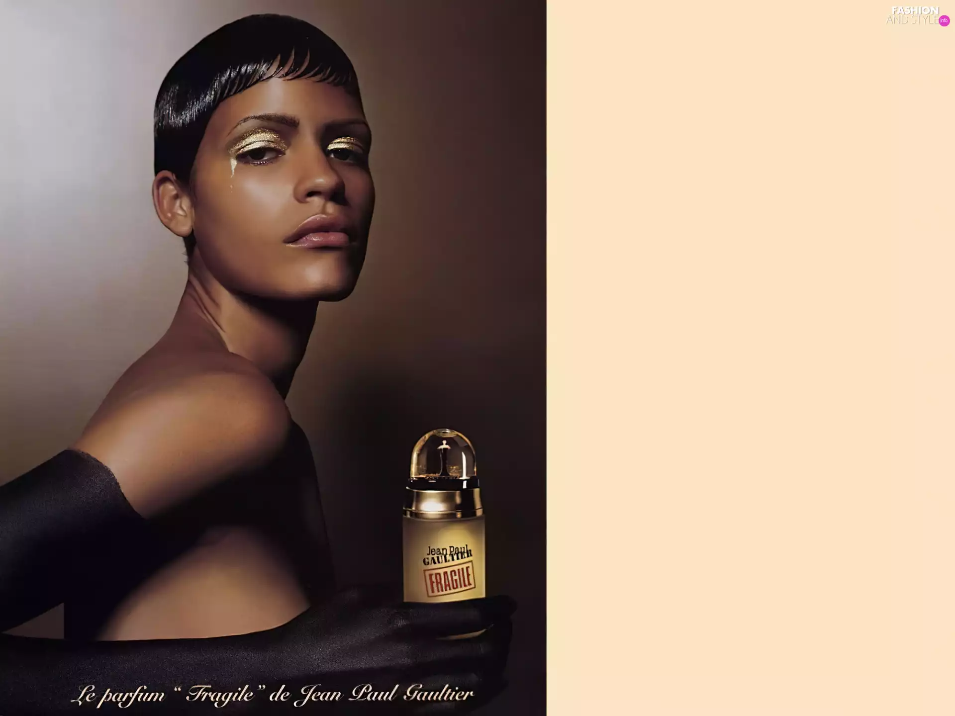 bowl, paint, Women, perfume, Gaultier