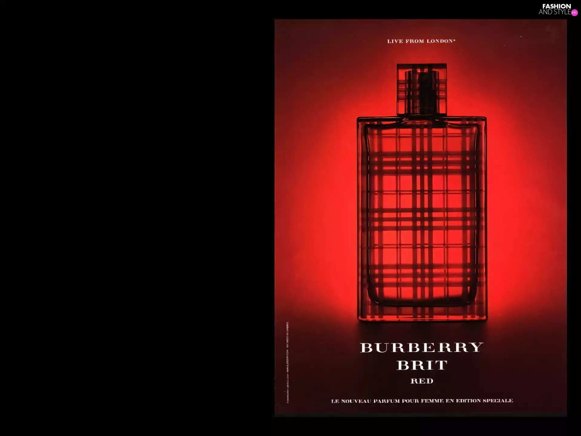 Burberry, perfume, bowl, Red