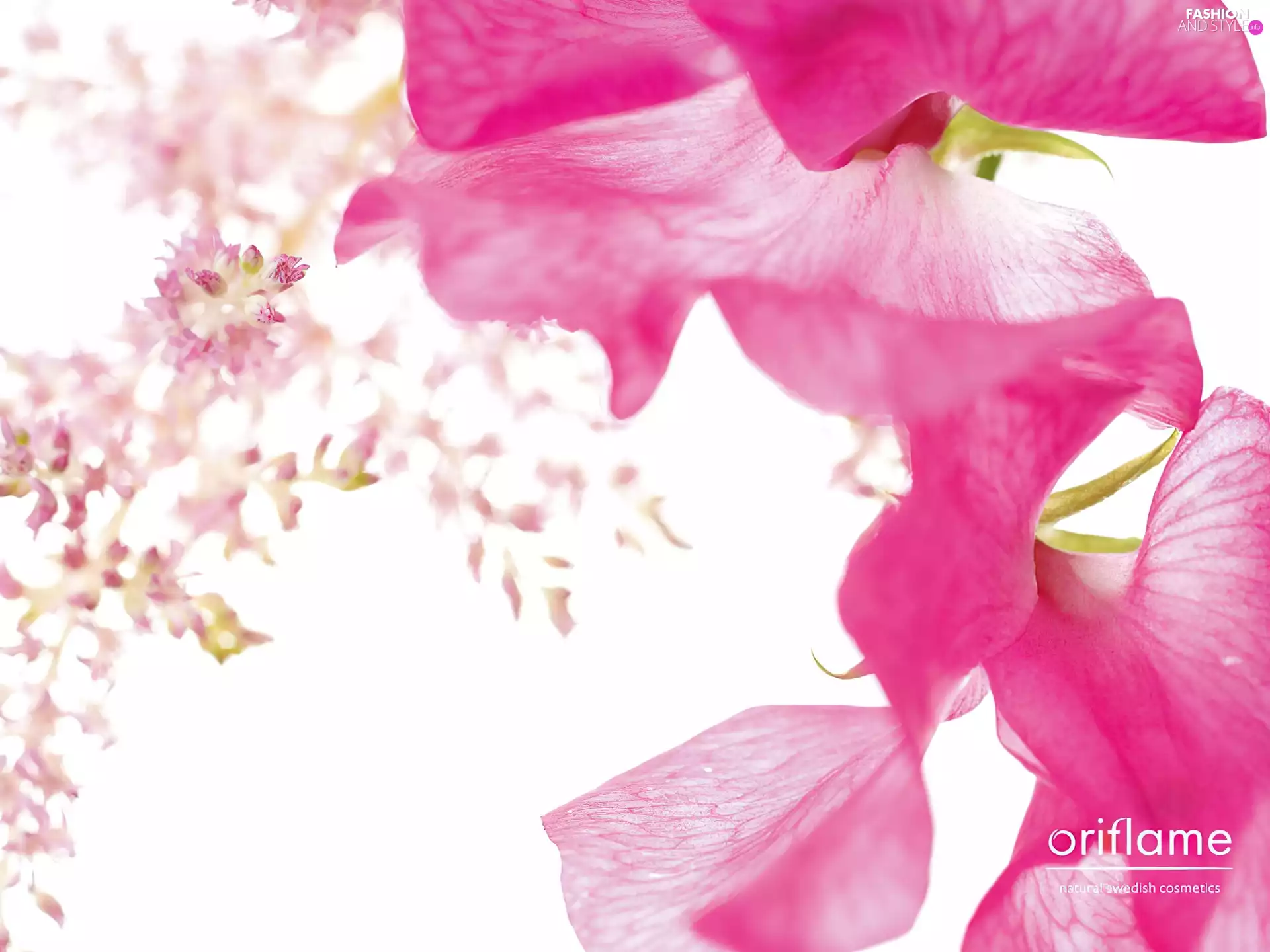 rouge, Oriflame, Flowers