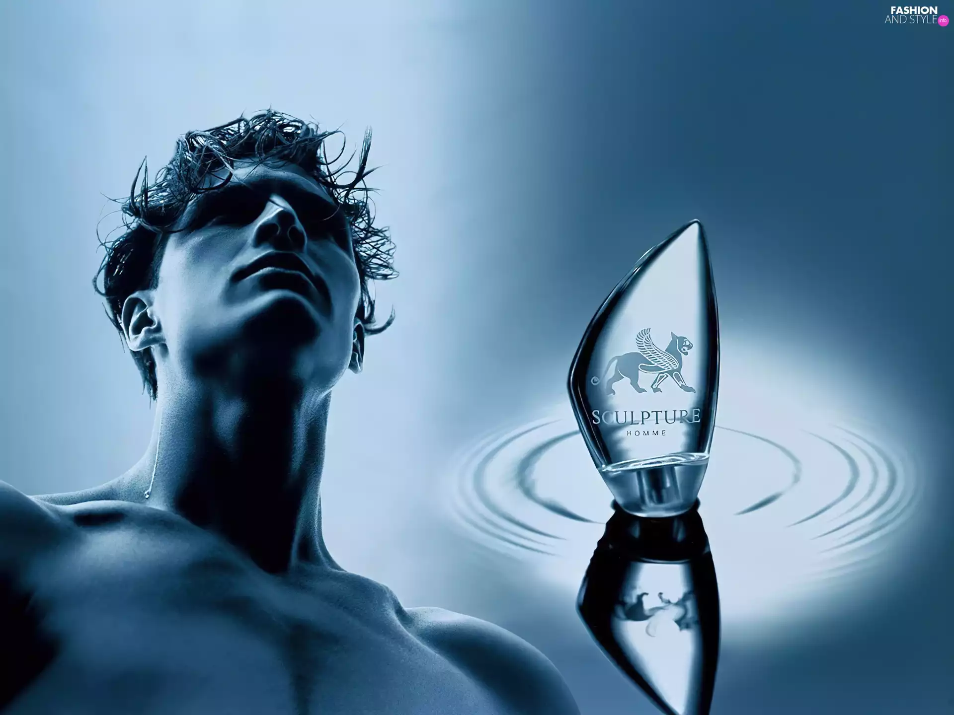 Sculpture, perfume, men