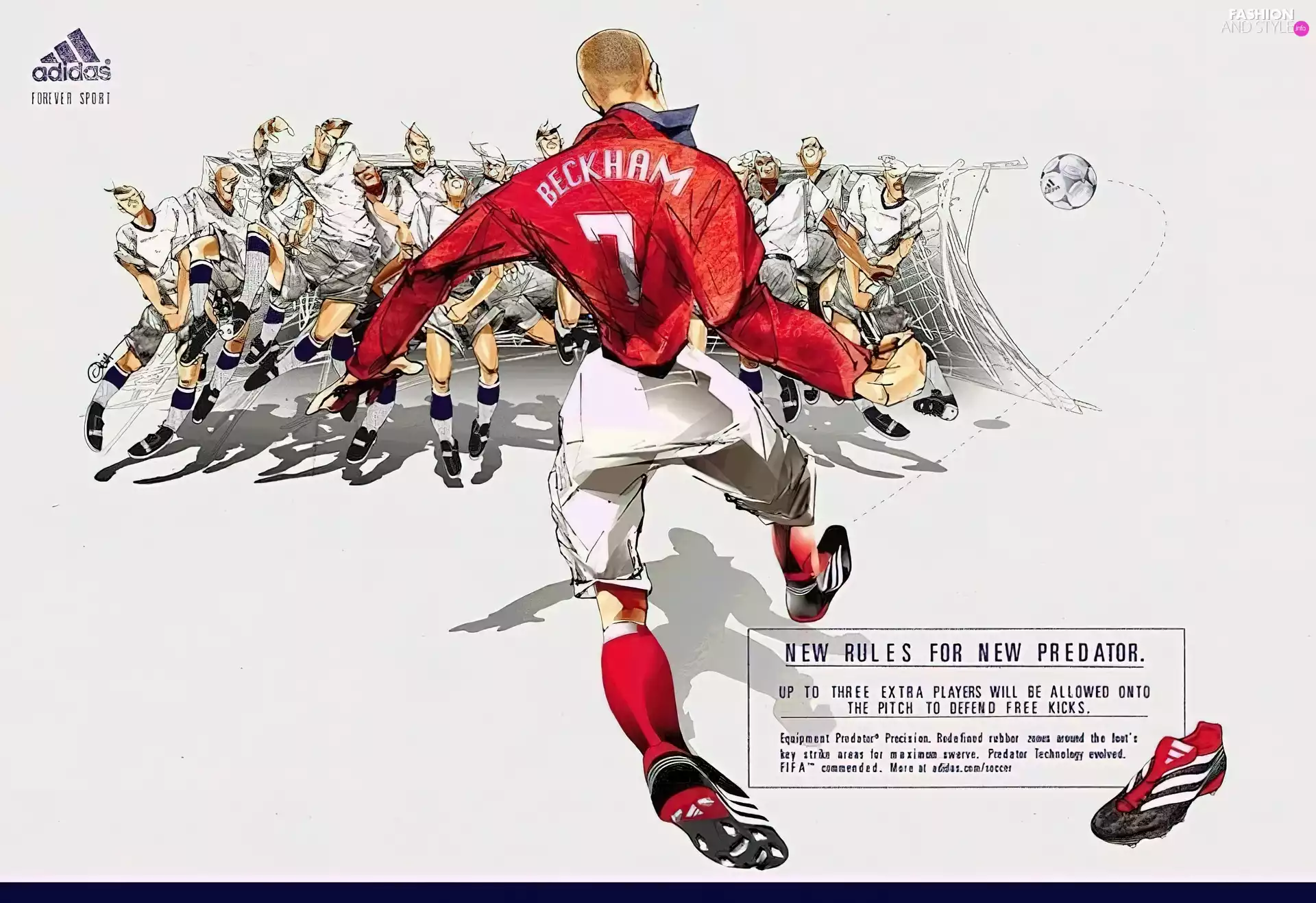 logo, David Beckham, the fans, adidas